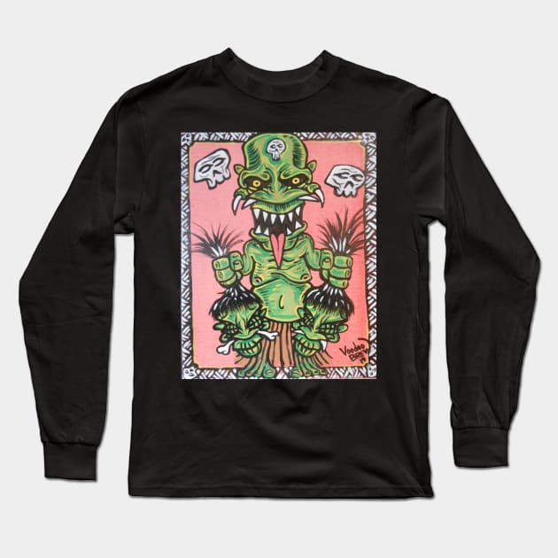 cannibal Long Sleeve T-Shirt by Voodoobrew